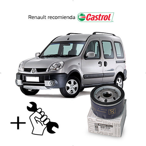 Servicio Cambio Aceite Mas Filtro Renault Kangoo 1.6 8v 0