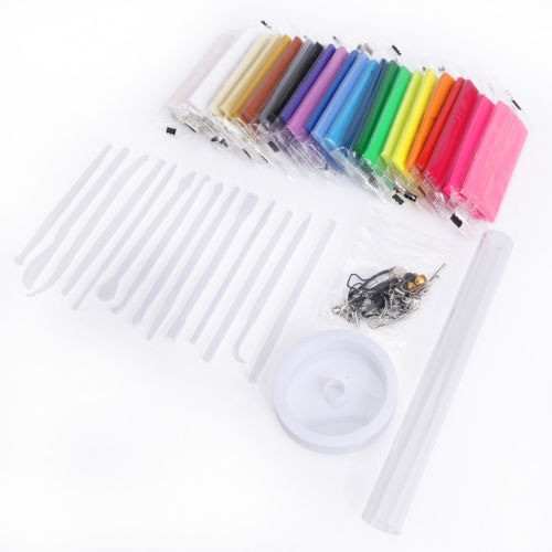 Paquete De 24 Colores + Set De Herramientas Horno Hornear Po 0