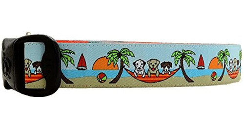 3 Collares Sucios Dawgz Ajustables De 1  Para Playa De Veran 0
