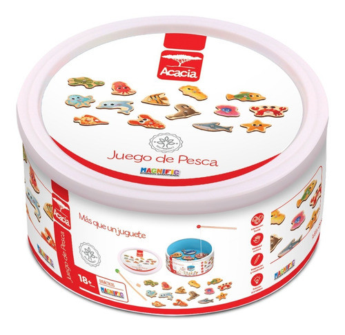 Magnific Pesca Magic Imantado Madera Juego 2167 Pido Gancho 0
