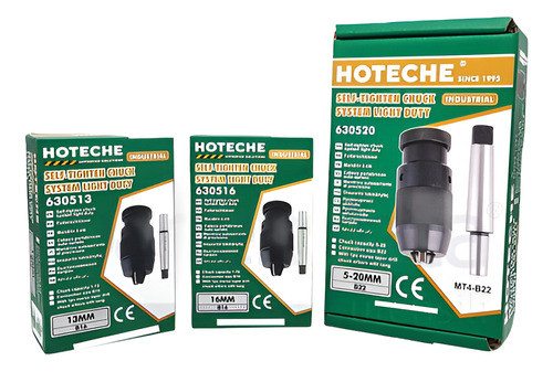 Mandril 20mm Eje Cónico Automático Taladro Banco Hoteche 0