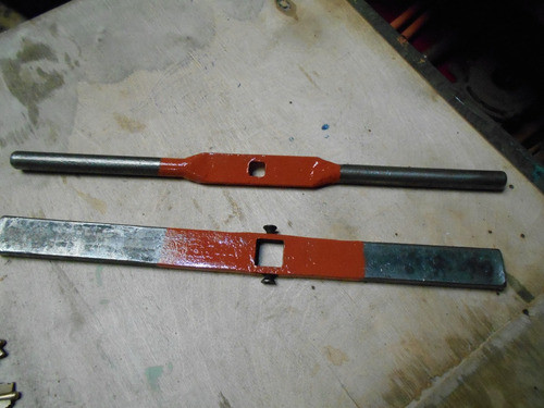 Set De 2 Manijas Giramachos O Portamachos Cuadrado Fijo 1
