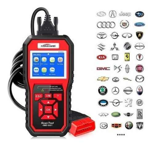 Scanner Automotriz Konnwei Kw-850 1