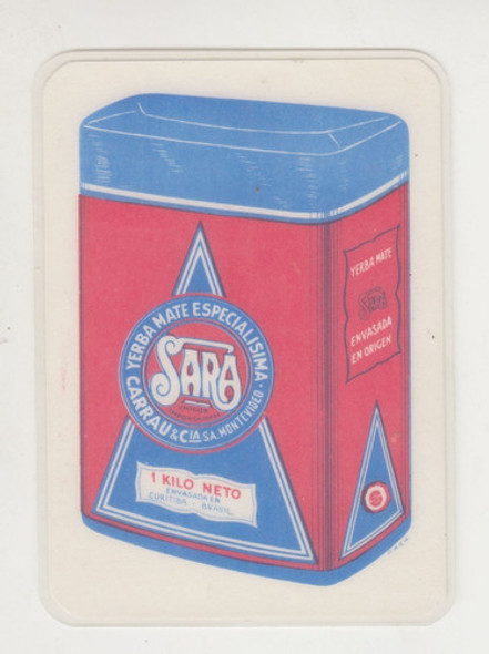 1975 Calendario De Bolsillo Yerba Mate Sara Uruguay Vintage 0