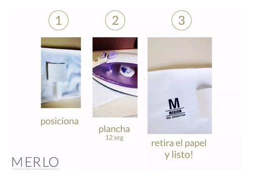 Talles Para Ropa Transfer Estampada X2000 U. 1