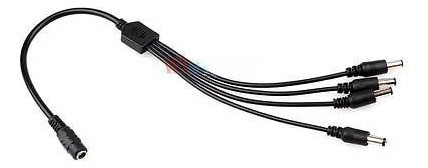 1 A 4 Splitter Conector Alimentación 5,5 Mm X 2,1 Mm Dc12v P 0