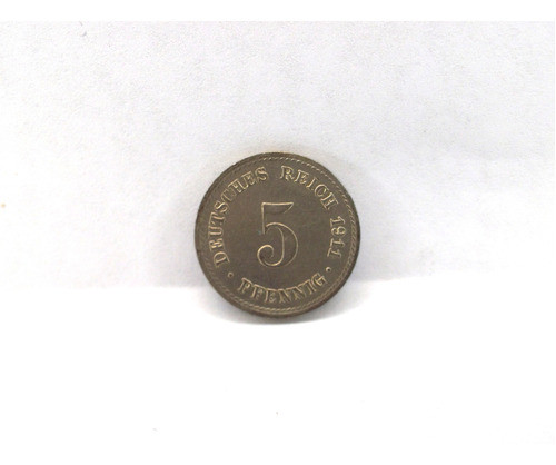 Alemania - 5 Pfennig 1911 A - (xf) 1