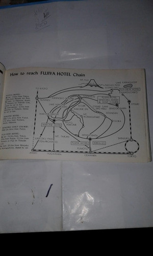 The Fujiya Hotel Miyanoshita Japan Mapa Plano 1