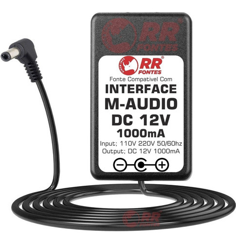 Fonte 12v Para M-audio Oxygen Axiom Key 25 49 61 88 Ozonic 0