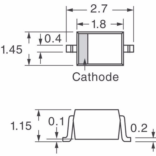 Diodo Zmv830ata Smd 25v 300a @ 3v Sod323 Itytarg 1