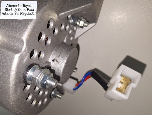 Alternador Toyota Starlet/y Otros Para Adaptar Sin Regulador 1