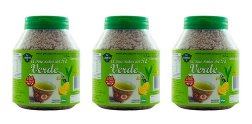 3 X Té Granulado Instantáneo Mildfor Coalsur Verde 360gr 0