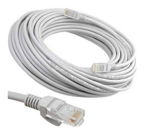 Cable De Red Ethernet Rj45 Utp Cat5 30 Metros Mts De Fabrica 0