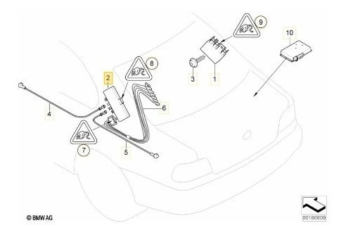 Modulo Amplificador Antena Bmw E46 325i 328i 330i 1999 A 05 1