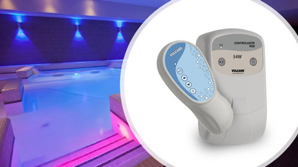 Controlador + Control De Luces Led Rgb Vulcano - Sumergible 1
