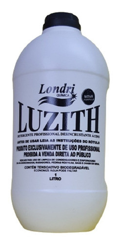 Luzith 1lt Detergente Limpeza Serpentina De Ar Condicionado 0