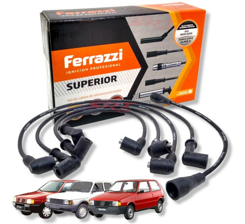 Cables De Bujia Fiat 147 Fiorino Uno Duna Motor Tipo 1.4 1.6 0