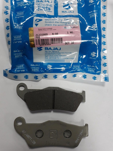 Pastillas De Freno Delantero Rouser 200 Ns As Original Bajaj 1