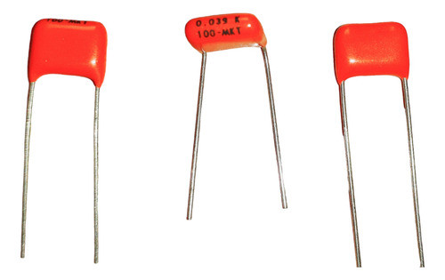 Lote X 10 Uni.cap.poliester Metalizado .039 X 100 Volts 0