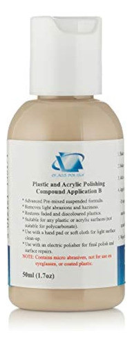 Pulidor De Vidrio 14017 Plástico, Acrílico, Compuesto De Pul 0