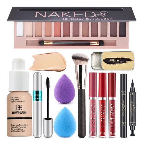 Kit De Maquillaje Todo En Uno Vibely Ews 0