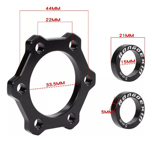 Adaptador Conversión Maza Boost Delantera 15x100 A 15x110 1