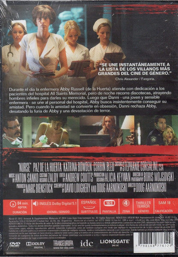 La Enfermera - Dvd Nuevo Original Cerrado - Mcbmi 1