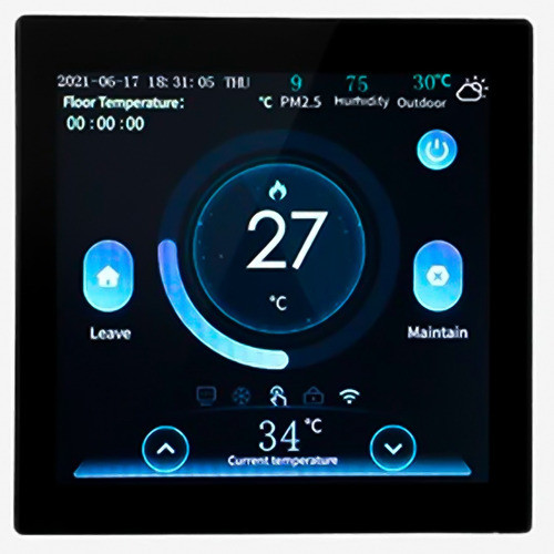 Termostato Digital Temperatura Y Humedad Ambiente Fecha Y Hs 0