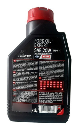Kit 3 Óleo Bengala Suspensão Motul Fork Oil Expert Heavy 20w 1