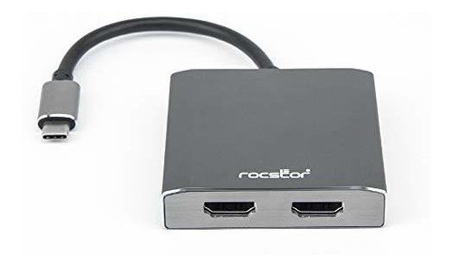 Rocstor Usbc A Hdmi Doble Hembra 4 K 0