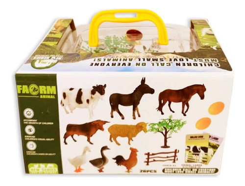 Maletín De Animales De La Granja Mono0224 Sryj 1