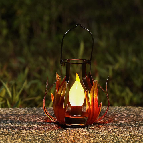 Linterna De Llama Solar Shichao, Luz Colgante Impermeable Al 1