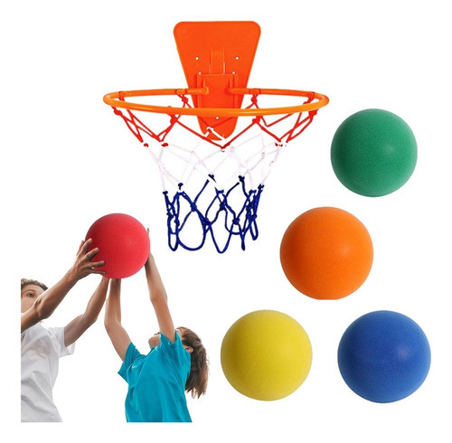 Basquete De 5 Peças Com Cesta Silenciosa, Para Ambientes 1