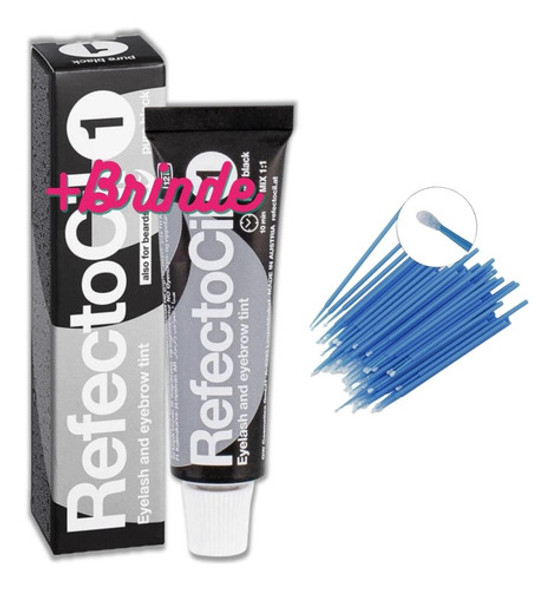 Tinta Sobrancelhas E Cílios Preto 1 Refectocil 0