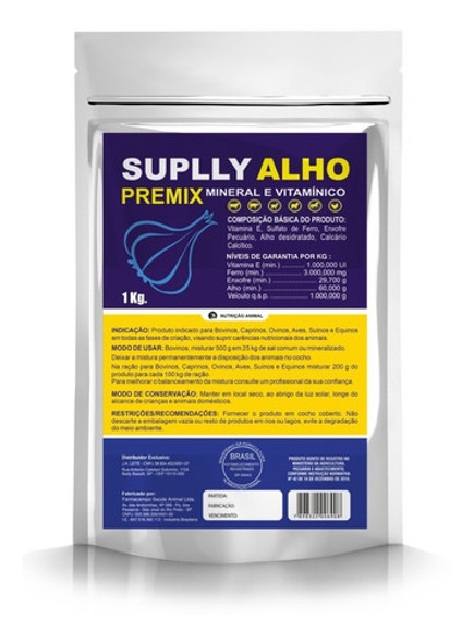 Vermífugo 100% Orgânico Para Aves De Posturas 1 Kg 0