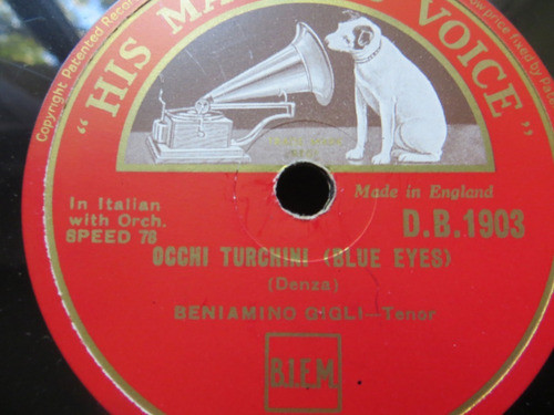 Serenata (schubert) + Occhi Turchini Beniamino Gigli Db.1903 1