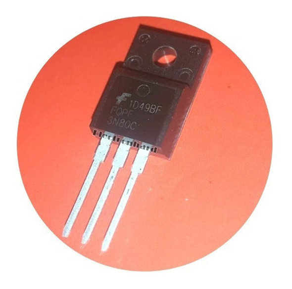 Fqpf 3n80c Fqpf3n80c 3n80 Mosfet N 800v 39w 15ns Foto Real 1
