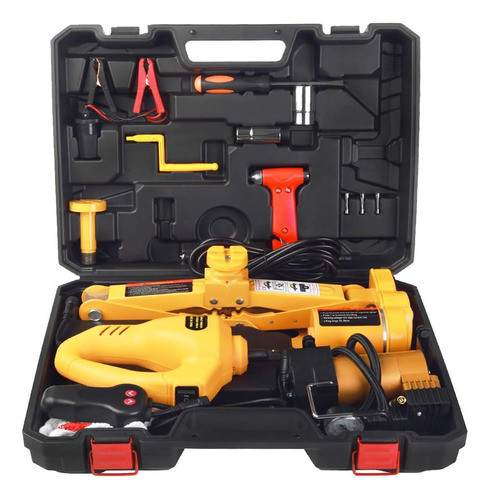 Gato Eléctrico Rogtz, Con Llave De Impacto E Inflador 0