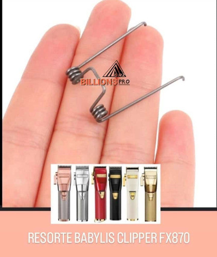 Resorte/repuesto/clipper/babylis Fx870/inalámbrico Cordles 1