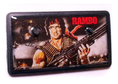 Base Stand Para Boneco Rambo Anos 80 Glasslite Coleco 0
