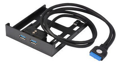 Usb 3.0 19/20 Pin 2 Puertos Front Panel Disquete Disco Bahía 1