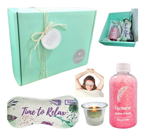 Aroma Caja Regalo Zen Spa Rosas Set Relax Kit N63 Disfrutalo 0