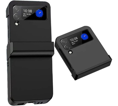Funda Samsung Galaxy Z Flip 4 5g Rigida Resistente Negro 0