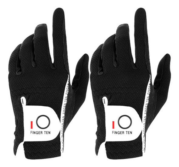 Guante Golf Hombre Zurdo Mano Derecha 2 Piezas Agarre Lluvia 0