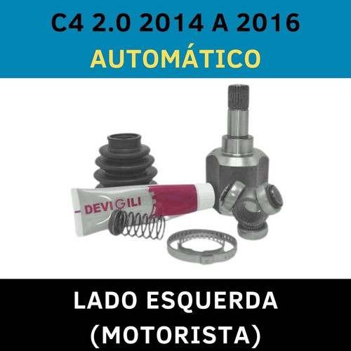 Tulipa Trizeta Esquerdo Citroen C4 2.0 Automatico 2014 A 16 1