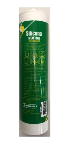 Silicona Neutra Blanca Unisil 285 Ml Ferreteria K37 1