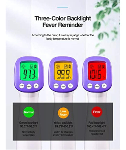 Termómetro Infrarrojo Para Adultos, Termómetro De 1