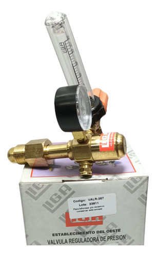 Valvula Regulador Atal Argon  Caudalimetro Y Manometro Tig 1