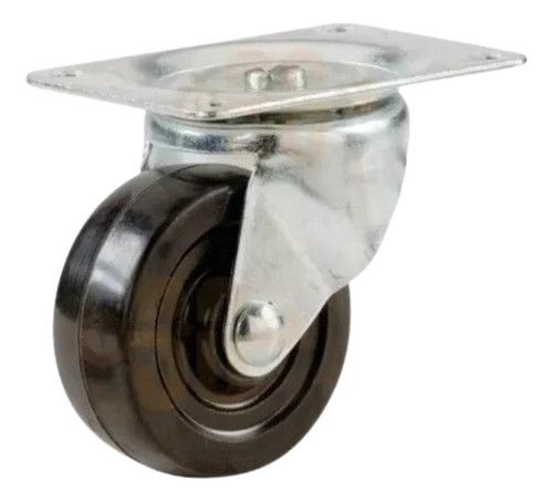 Rueda Goma 1,5- 40mm Giratoria  Economica -pack X 4 U. 0