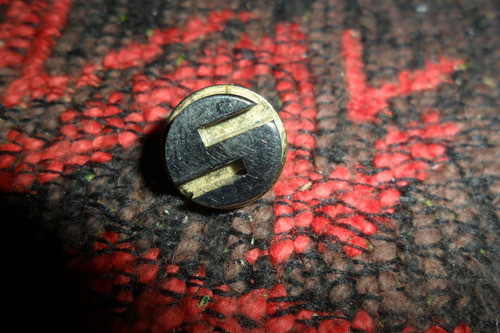 Boton Botoncito Letra S  Metal Metalico Traje 0